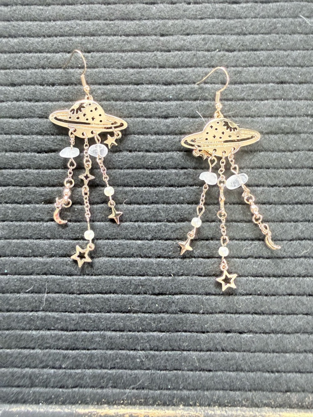 Saturn earrings